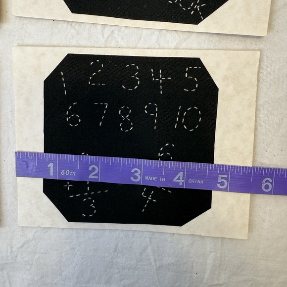 VTG 70s Handmade Greeting Cards Teacher Schoolhouse Apple Chalkboard Lot 6 CUTE - Picture 6 of 10